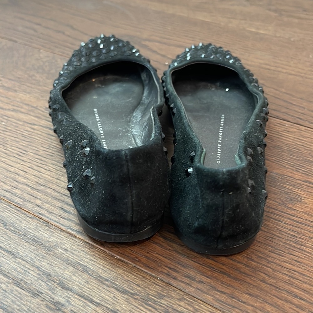GIUSEPPE Zanotti Black Women’s Flats Size 35/5 - Picture 4 of 6